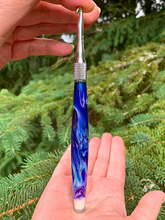 Load image into Gallery viewer, Crochet Handle & Hook Set (Extra Long) - Watercolors