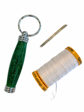 Load image into Gallery viewer, Needle Case - Green GLITTER