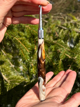 Load image into Gallery viewer, Crochet Handle & Hook Set (Extra Long) - Precious Metals