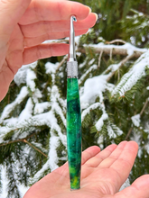 Load image into Gallery viewer, Crochet Handle & Hook Set - Green with Envy