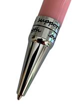 Load image into Gallery viewer, Hope-Love Breast Cancer Pen - Pretty in Pink Gold
