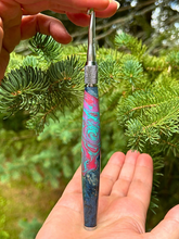 Load image into Gallery viewer, Crochet Handle & Hook Set (Extra Long) - RAD - with box elder burl