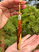 Load image into Gallery viewer, Crochet Handle & Hook Set (Extra Long) - Cocobolo (Highly Figured) Chunky Handle