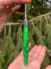 Load image into Gallery viewer, Crochet Handle & Hook Set (Extra Long) - Green Hornet