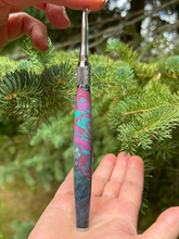 Load image into Gallery viewer, Crochet Handle & Hook Set (Extra Long) - RAD - with box elder burl
