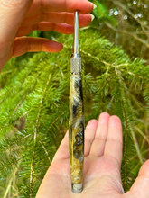 Load image into Gallery viewer, Crochet Handle & Hook Set (Extra Long) - Silver & Gold GLITTER GALORE