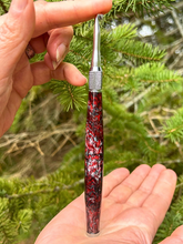 Load image into Gallery viewer, Crochet Handle & Hook Set (Extra Long) - RGB1 (Red, Gray, Black)