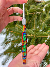 Load image into Gallery viewer, Crochet Handle & Hook Set (Extra Long) - Tie Dye