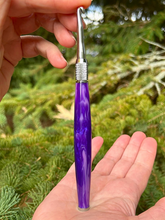 Load image into Gallery viewer, Crochet Handle & Hook Set (Extra Long) - Purple & Pink Fusion