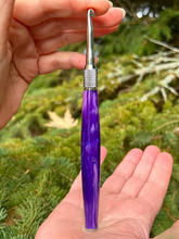 Load image into Gallery viewer, Crochet Handle & Hook Set (Extra Long) - Purple & Pink Fusion