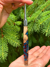 Load image into Gallery viewer, Crochet Handle & Hook Set (Extra Long) - Maple Burl Speciality