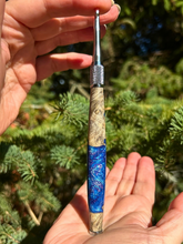 Load image into Gallery viewer, Crochet Handle & Hook Set (Extra Long) - Purple Tide