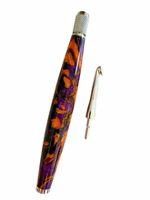 Load image into Gallery viewer, Crochet Handle & Hook Set (Extra Long) - Midnight Flame