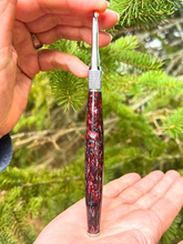 Load image into Gallery viewer, Crochet Handle & Hook Set (Extra Long) - RGB1 (Red, Gray, Black)