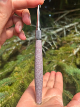 Load image into Gallery viewer, Crochet Handle & Hook Set (Extra Long) - GLITTER Cosmic