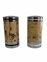 Load image into Gallery viewer, Salt & Pepper Shaker Set - Spalted Tamarind