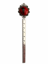 Load image into Gallery viewer, Ruler (Metric)/ Bookmark -  Dragonfire