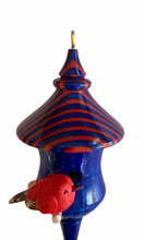 Load image into Gallery viewer, Pixie Birdhouse Ornament - Patriot