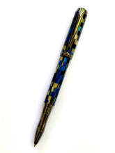Load image into Gallery viewer, Algonquin Rollerball Pen - Royal Blue & Gold Matrix