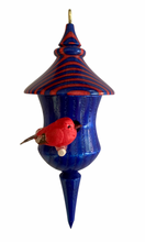 Load image into Gallery viewer, Pixie Birdhouse Ornament - Patriot