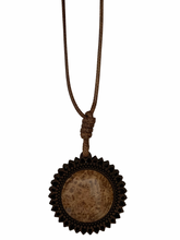 Load image into Gallery viewer, Pendant (WOOD) on Corded Necklace - Maple Burl