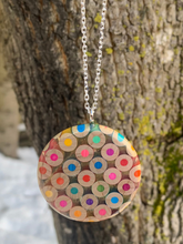 Load image into Gallery viewer, Colour Pencil Pendant on Sterling Silver Chain