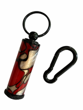 Load image into Gallery viewer, Keepsake / Keep Safe Keychain - Fire &amp; Ice
