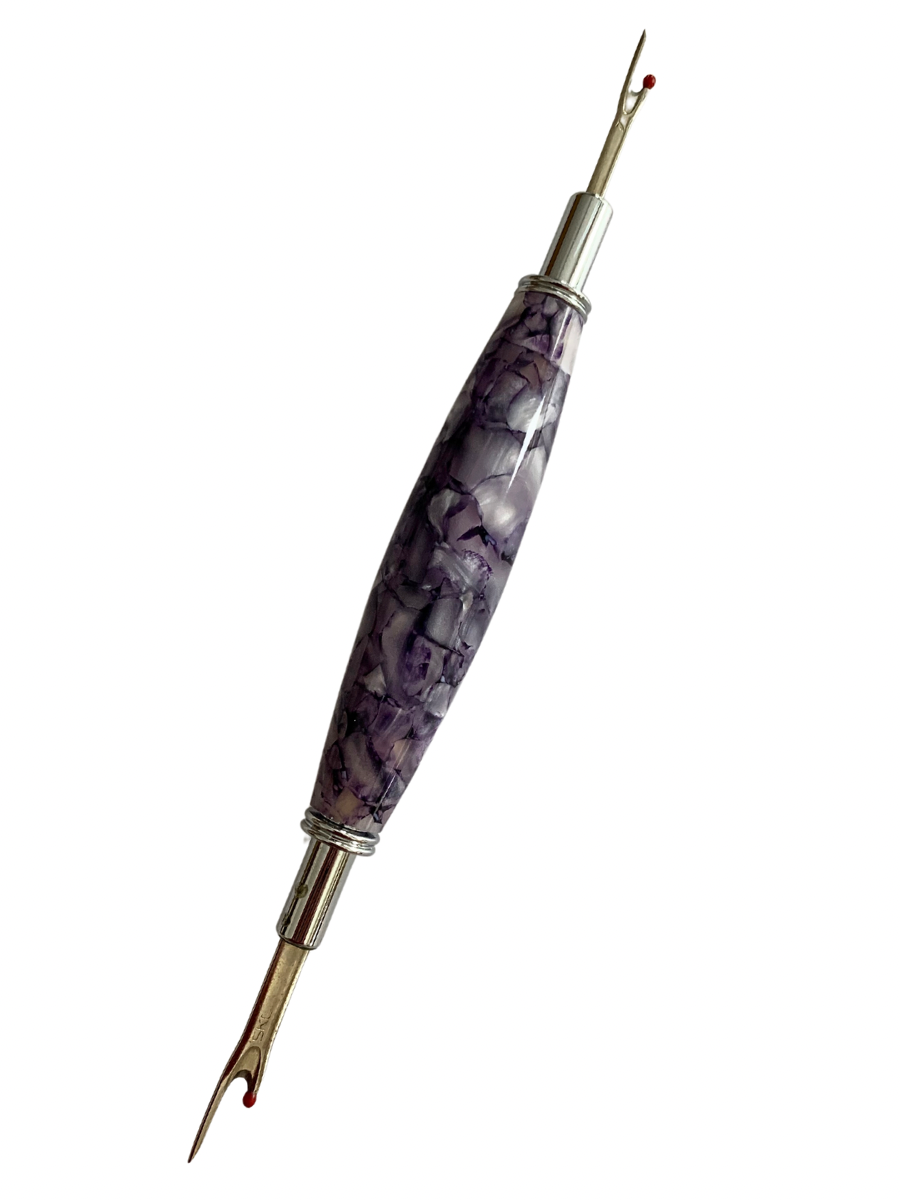 Double Ended Seam Ripper - Frozen Orchid