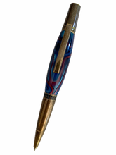 Load image into Gallery viewer, Maple Leaf Pen - Blue Swirls
