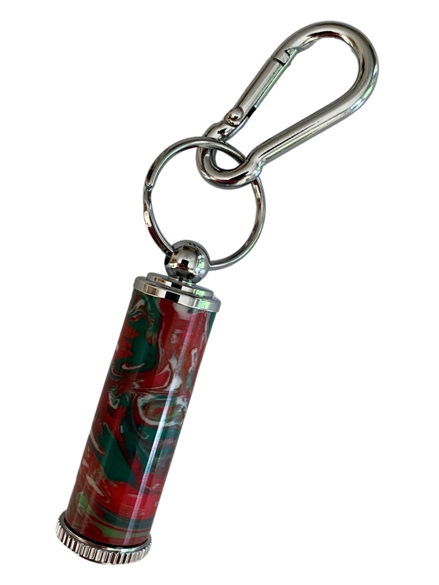 Keepsake /  Keep Safe Keychain - Holiday Cheer