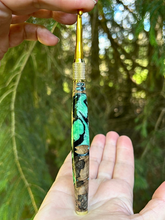 Load image into Gallery viewer, Crochet Handle &amp; Hook Set (Extra Long) - Maple Burl Speciality - Chocolate Chip
