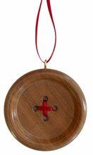 Load image into Gallery viewer, Button Ornament - Black Cherry
