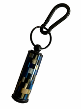 Load image into Gallery viewer, Keepsake / Keep Safe Keychain - Royal Blue Matrix
