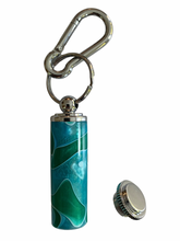 Load image into Gallery viewer, Keepsake / Keep Safe Keychain - Ocean Tide
