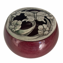 Load image into Gallery viewer, Pewter Lidded Box - Purpleheart
