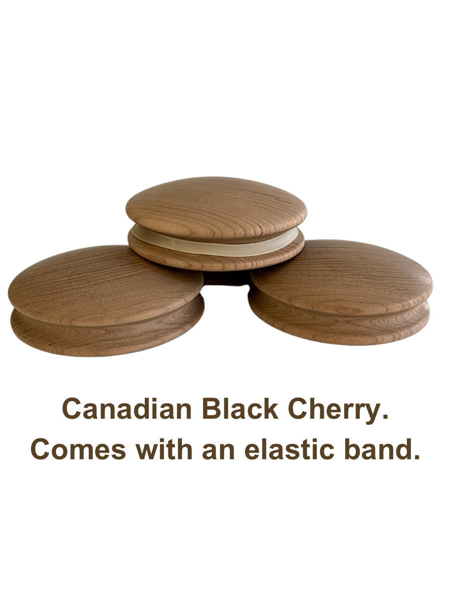 Darning Disc - Black Cherry – BwA Woodturning