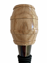 Load image into Gallery viewer, Barrel Wine Stopper - White Ash
