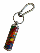 Load image into Gallery viewer, Keepsake / Keep Safe Keychain - Rainbow A
