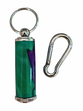 Load image into Gallery viewer, Keepsake / Keep Safe Keychain - Purple Dragon
