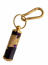 Load image into Gallery viewer, Keepsake / Keep Safe Keychain - Purple Agate
