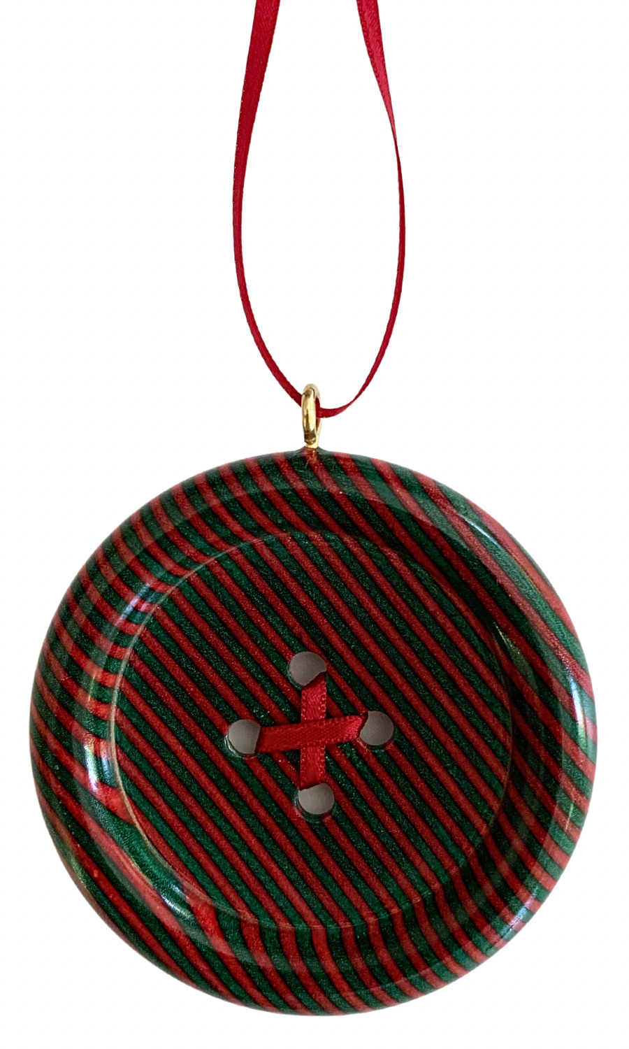Button Ornament - Holiday Cheer