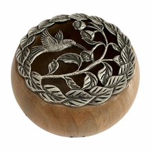 Load image into Gallery viewer, Pewter Lidded Box - Ambrosia Maple
