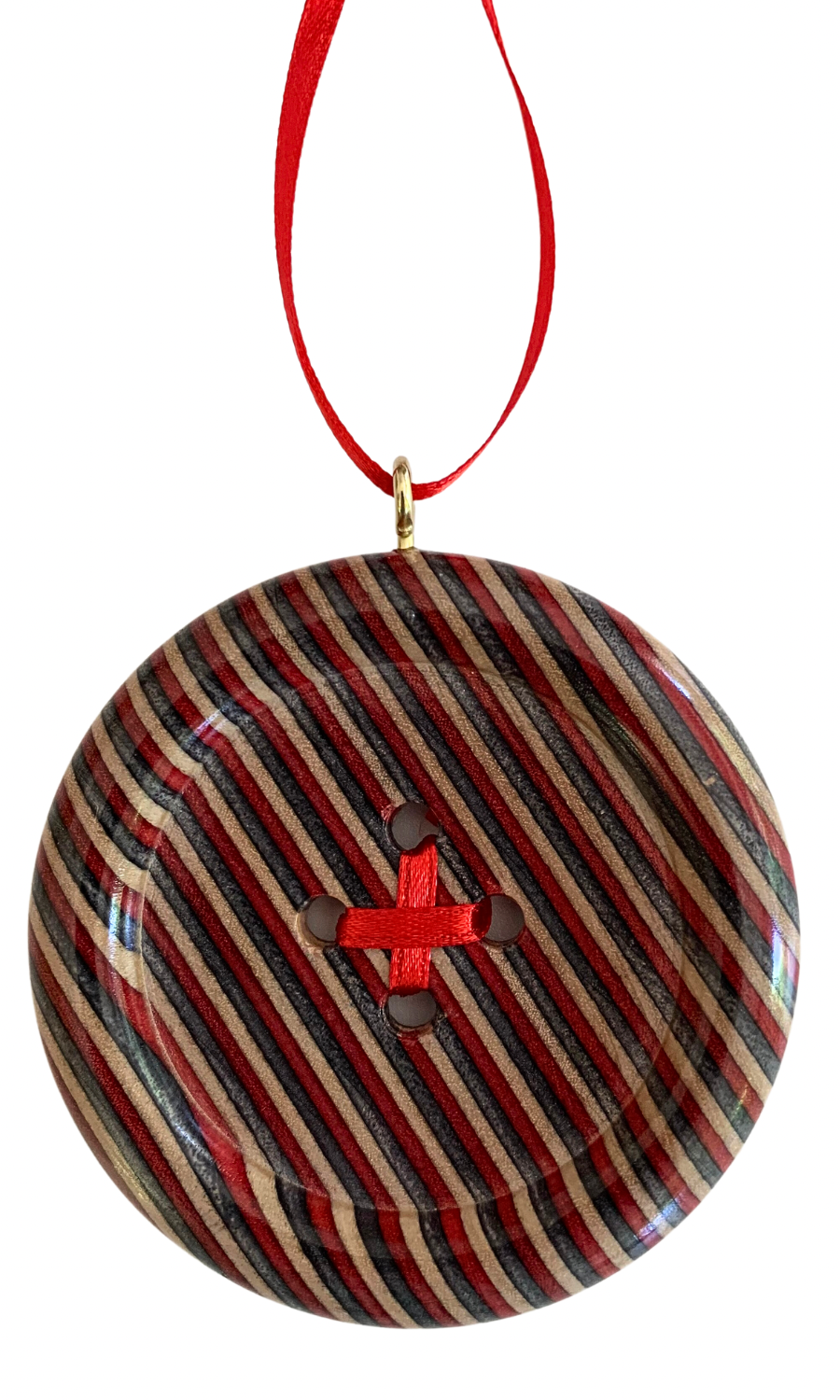 Button Ornament - Red Rider