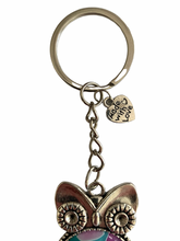 Load image into Gallery viewer, Owl Keychain - Cotton Candy
