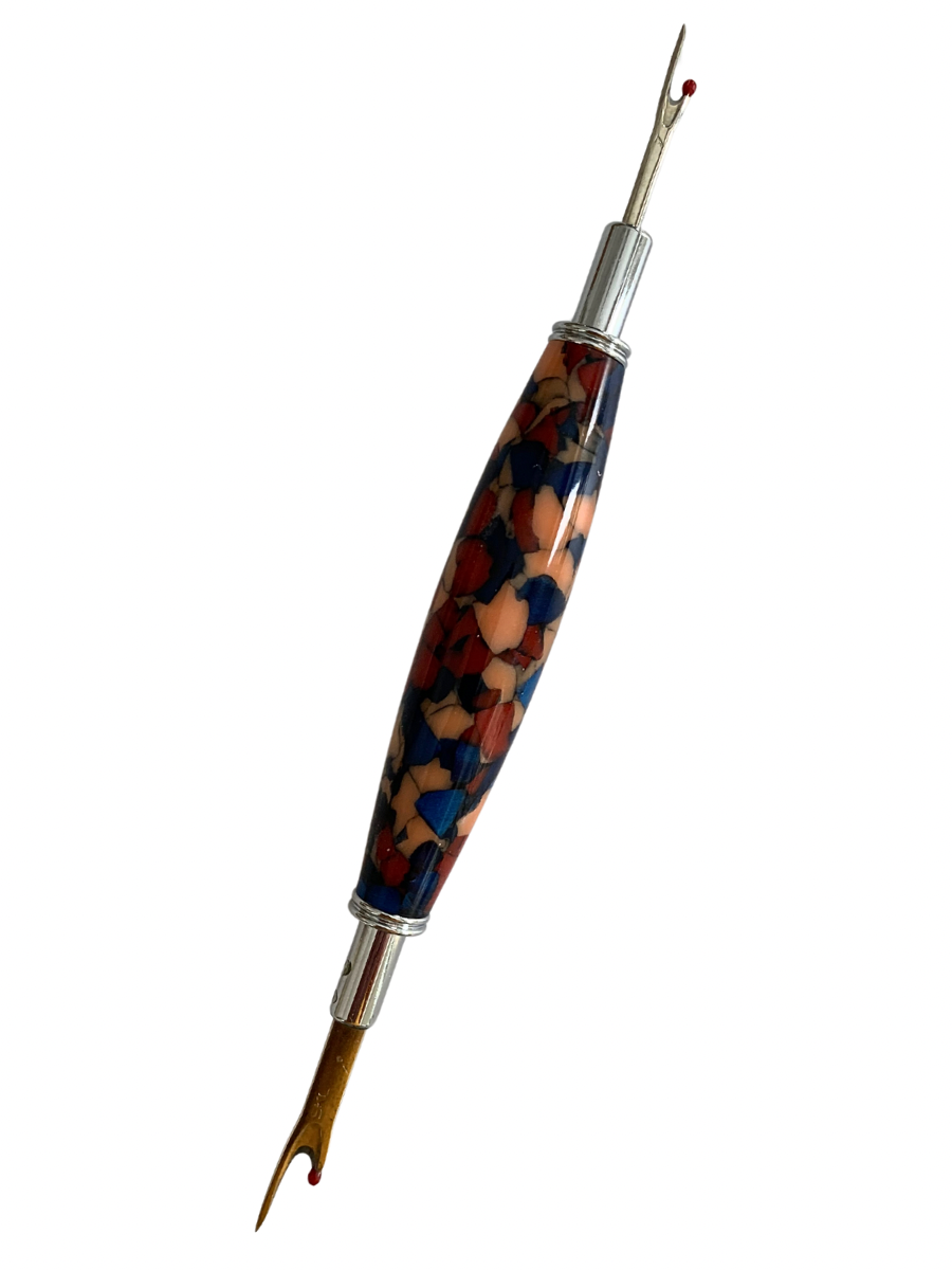 Double Ended Seam Ripper - Patriotic Peach