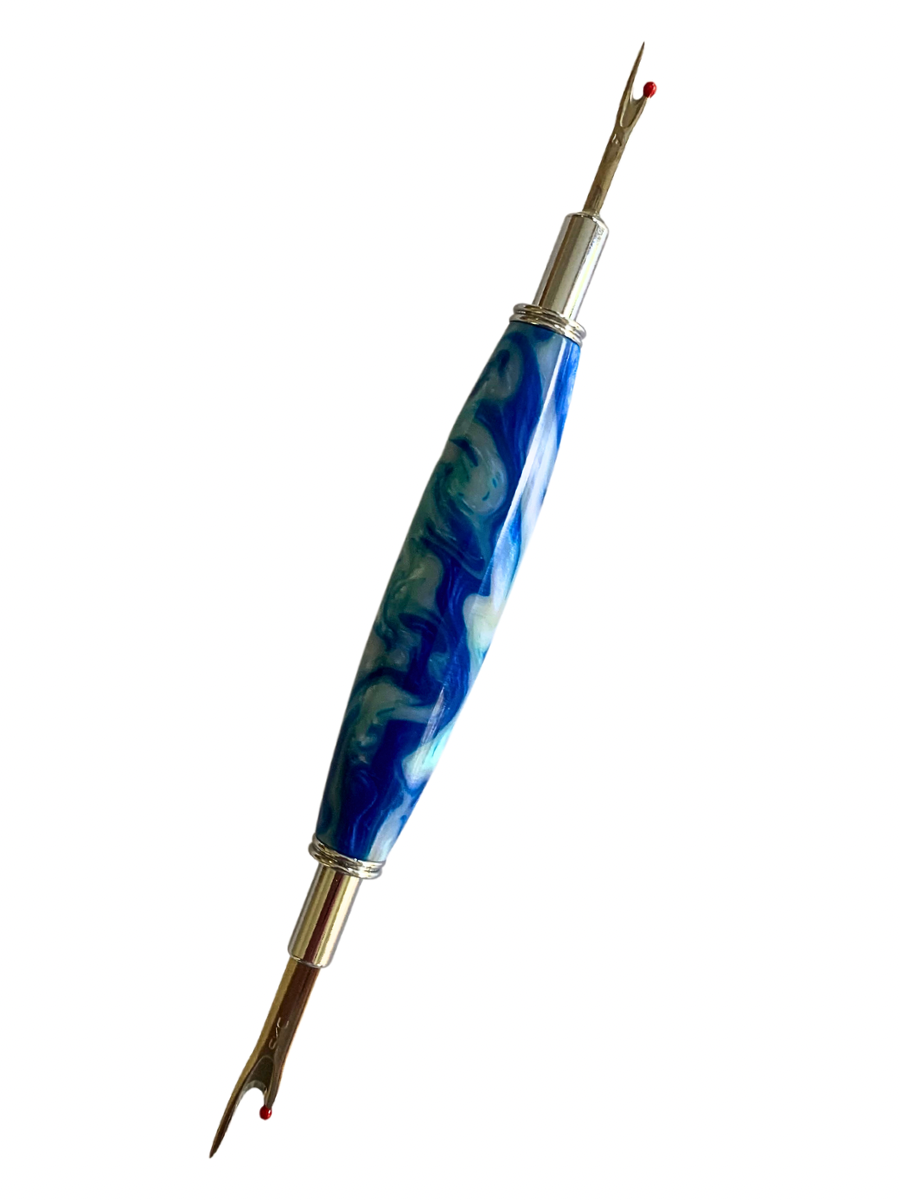 Double Ended Seam Ripper - Ocean Waves