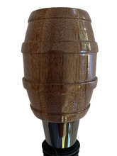 Load image into Gallery viewer, Barrel Wine Stopper - Black Walnut
