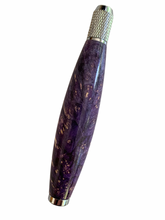 Load image into Gallery viewer, Crochet Handle &amp; Hook Set - Purple Box Elder
