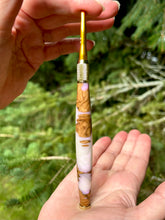 Load image into Gallery viewer, Crochet Handle &amp; Hook Set (Extra Long) - Iridescent Pearl

