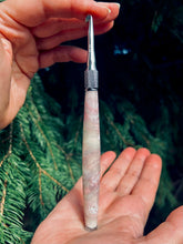 Load image into Gallery viewer, Crochet Handle &amp; Hook Set (Extra Long) - Pearly Pink Opal
